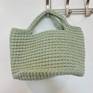 Nwt My Beachy Side Crochet Beach Bag in Blue